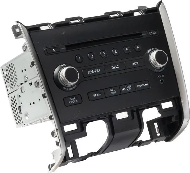 Alt view image 3 of 5 - 2013-2016 Nissan Pathfinder AMFM Radio 6 Disc CD MP3 Player Aux Input 281853KA1A