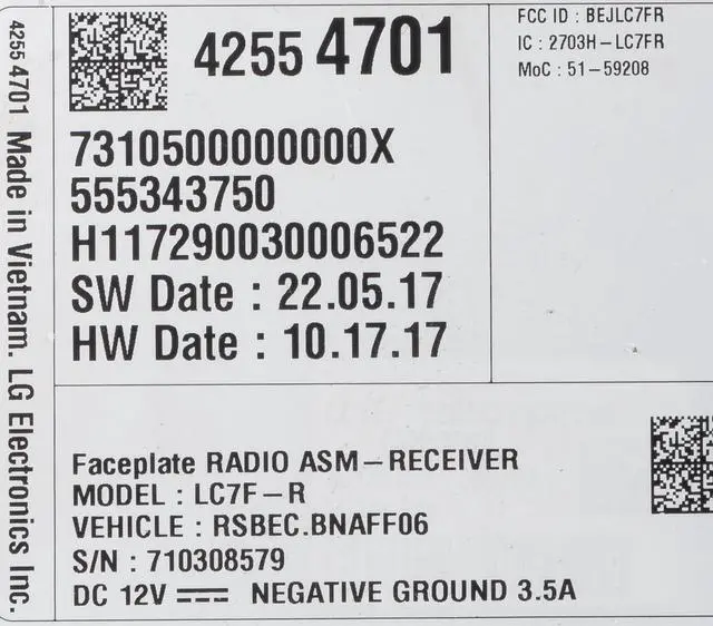 Alt view image 5 of 5 - 2018-2021 Chevrolet Traverse AMFM Radio Media Player 7" Touchscreen 42554701 IOA