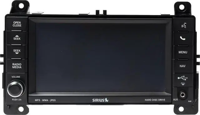 Main image of 2012 Jeep Grand Cherokee AM FM SAT Radio CD DVD GPS MP3 Player 05091659AB RHR