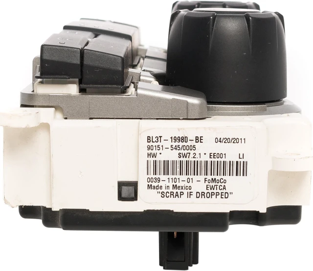 Alt view image 5 of 5 - 11-12 Ford F-150 Truck Single OEM Original Climate Control Panel BL3T-19980-BE