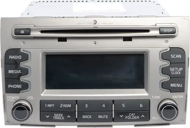 Main image of 2014-2016 Kia Sportage AM FM Radio XM Single Disc CD MP3 Player 96150-3W160DC9