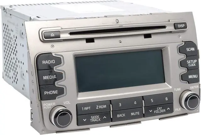 Alt view image 3 of 5 - 2014-2016 Kia Sportage AM FM Radio XM Single Disc CD MP3 Player 96150-3W160DC9