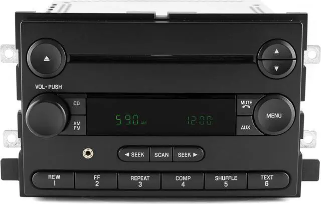 Main image of 2006-2007 Ford Five Hundred Mustang AM FM CD Player w Aux Input 6F9T-18C869-BC