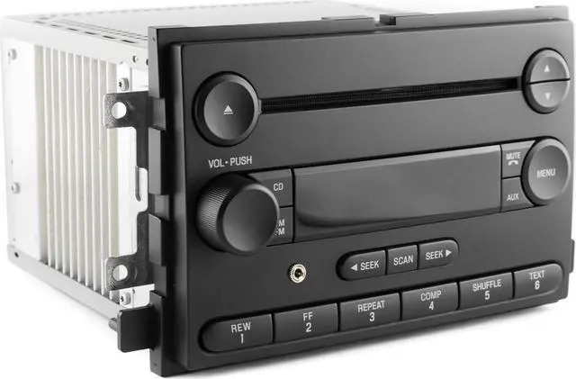 Alt view image 4 of 6 - 2006-2007 Ford Five Hundred Mustang AM FM CD Player w Aux Input 6F9T-18C869-BC