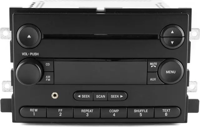 Alt view image 2 of 6 - 2006-2007 Ford Five Hundred Mustang AM FM CD Player w Aux Input 6F9T-18C869-BC