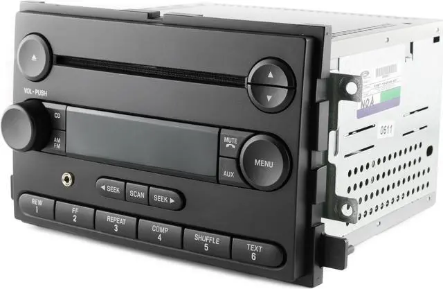 Alt view image 3 of 6 - 2006-2007 Ford Five Hundred Mustang AM FM CD Player w Aux Input 6F9T-18C869-BC