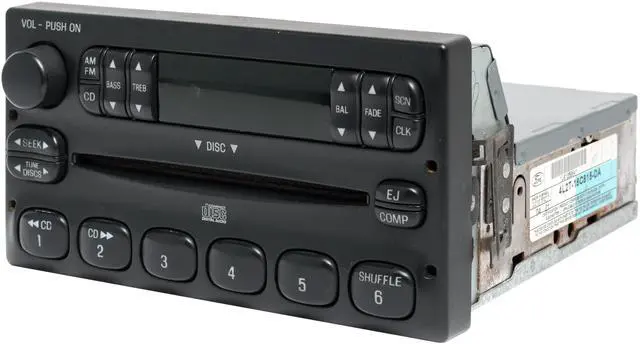 Alt view image 2 of 5 - 2001-05 Ford Ranger Escape Mazda B Series AM FM Radio w CD Player 4L2T-18C815-DA