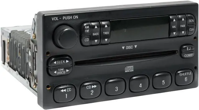 Alt view image 3 of 5 - 2001-05 Ford Ranger Escape Mazda B Series AM FM Radio w CD Player 4L2T-18C815-DA