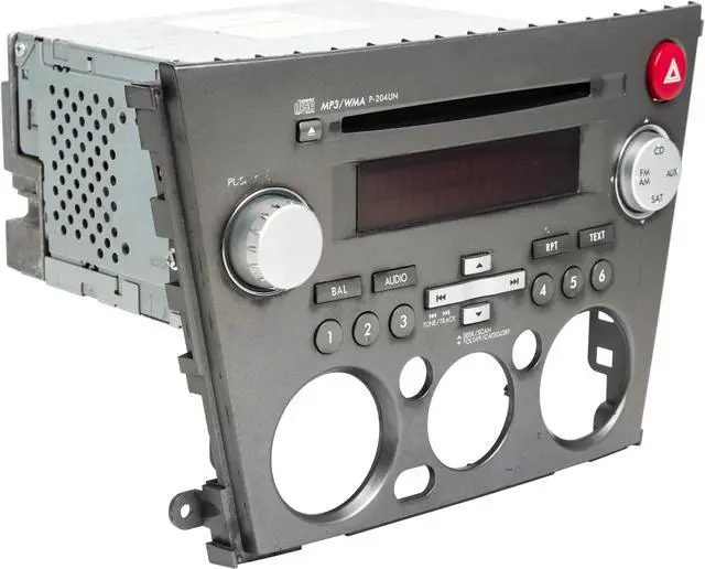 Alt view image 4 of 6 - 2007 2008 2009 Subaru Legacy AM FM Single Disc CD Radio 86201-AG69A Code P-204UN