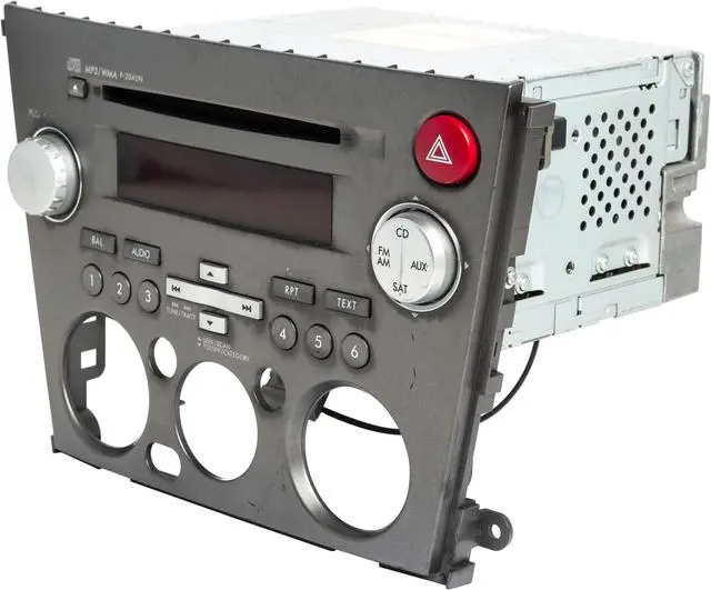 Alt view image 3 of 6 - 2007 2008 2009 Subaru Legacy AM FM Single Disc CD Radio 86201-AG69A Code P-204UN