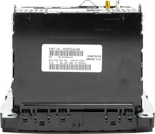 Alt view image 5 of 5 - 2013 Jeep Grand Cherokee AM FM CD Radio Face Code RES OEM Single P05091165AB