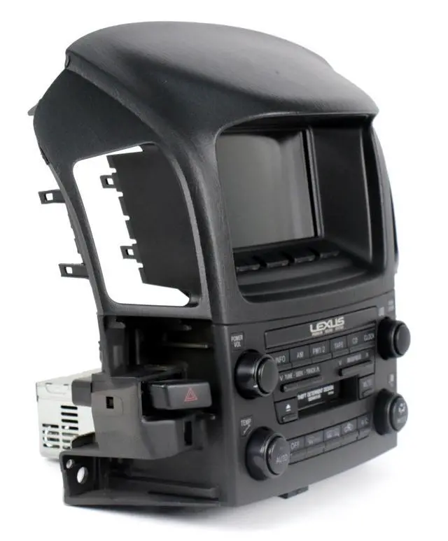 Alt view image 2 of 5 - 1999-03 Lexus RX300 AM FM Radio Cassette Player w Display 86120-48050 OPT P1714