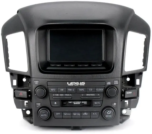 Main image of 1999-03 Lexus RX300 AM FM Radio Cassette Player w Display 86120-48050 OPT P1714