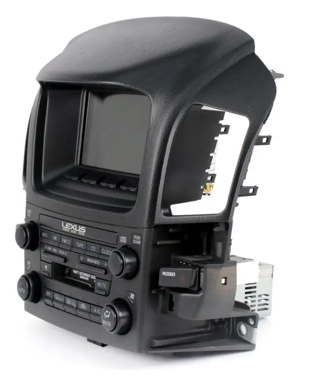 Alt view image 3 of 5 - 1999-03 Lexus RX300 AM FM Radio Cassette Player w Display 86120-48050 OPT P1714