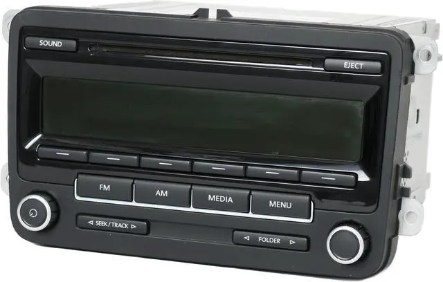 Alt view image 2 of 6 - 2011-2016 Volkswagen Beetle Jetta Passat AM FM CD Radio Code Included 1K0035164D