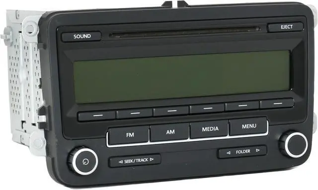 Alt view image 3 of 6 - 2011-2016 Volkswagen Beetle Jetta Passat AM FM CD Radio Code Included 1K0035164D