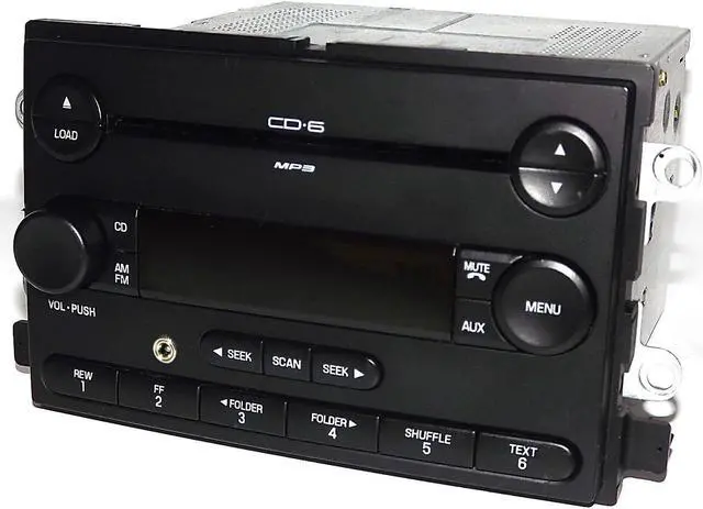 Main image of Ford Five Hundred 2005 AM FM 6 Disc mp3 CD Radio w Aux Input 5G1T-18C815-EB