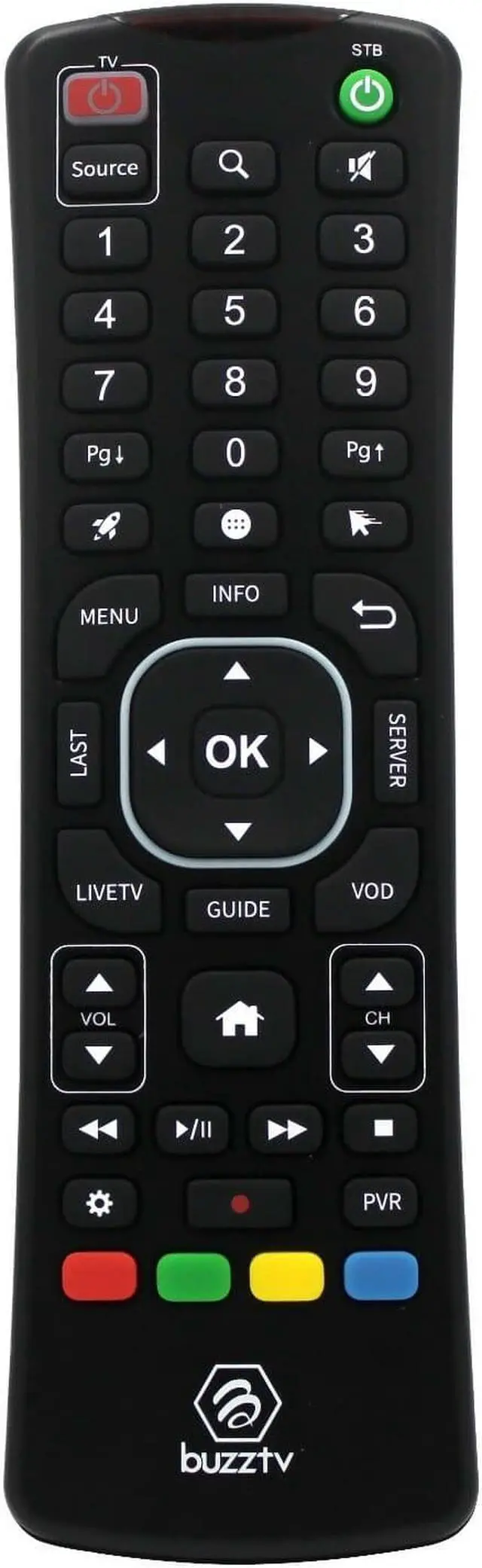 Alt view image 4 of 5 - BuzzTV ARQ-100 Wireless Air Mouse Keyboard Remote for Buzz TV IPTV Android TV