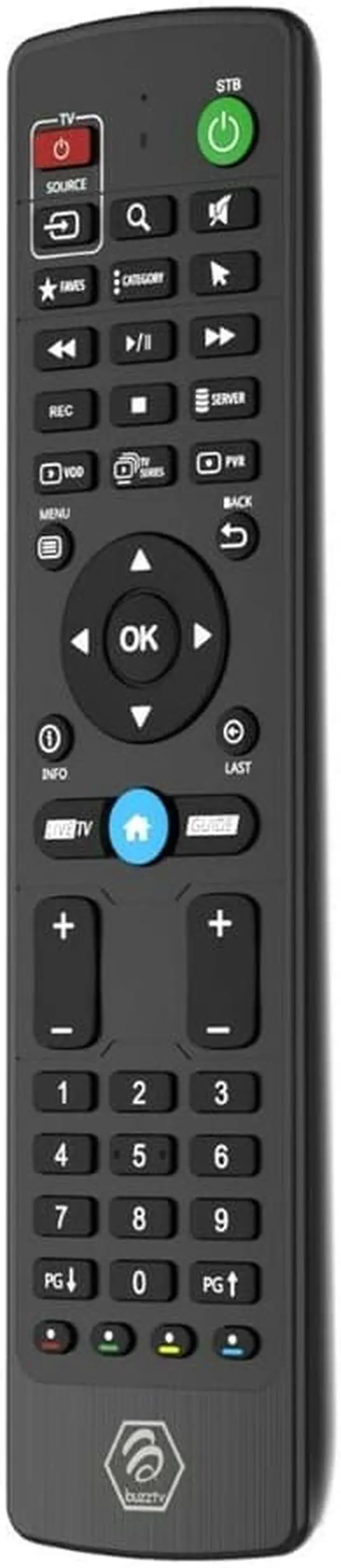 Alt view image 6 of 6 - BuzzTV BT-100 Original Factory Replacement Remote Control XR-4500 / XRS-4500