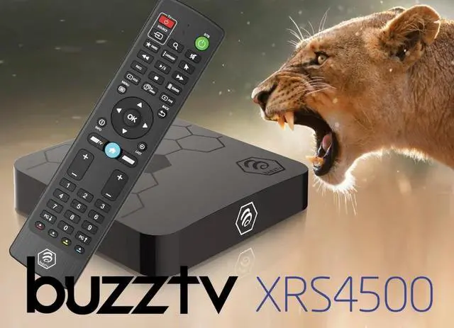 Main image of BuzzTV XRS4500 - 4GB / 64GB / 1Gigabit / Mimo WiFi / Android 9 Buzz TV XRS-4500