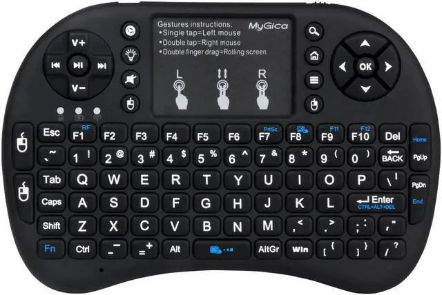 Alt view image 3 of 5 - MyGica KR-800 Wireless Keyboard and Touch Pad for Mouse Function and Backlight