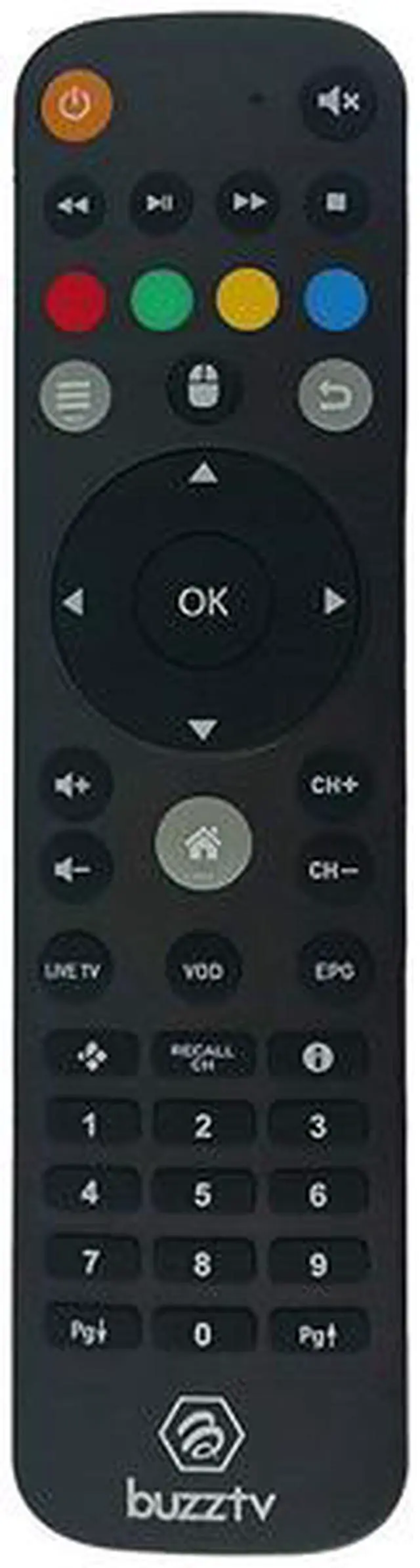 Main image of BuzzTV IPTV XPL 1000 | XPL2000 & XPL 3000 | Factory Replacement Remote Control RCU