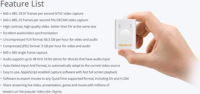 Alt view image 6 of 6 - MyGica iGrabber Nano USB 2.0 Video Capture