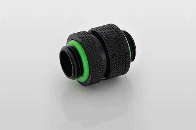 Alt view image 2 of 6 - Bitspower G1/4" Adjustable Aqua Link Pipe (16-22mm), Matte Black