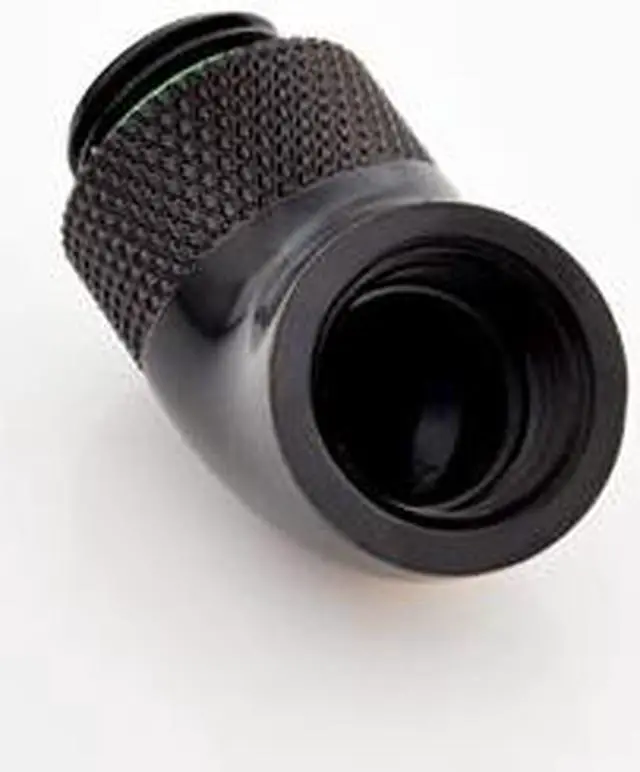 Alt view image 5 of 5 - Bitspower BP-MB30R G1/4" Matt Black Rotary 30-Degree IG1/4" Extender