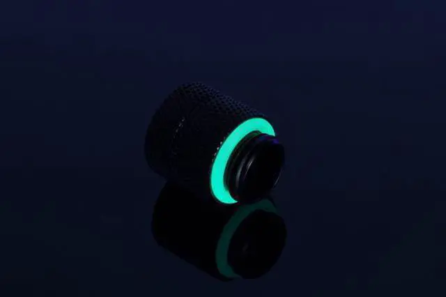 Alt view image 3 of 9 - Bitspower Anti-Twist Adapter Fitting, Matte Black