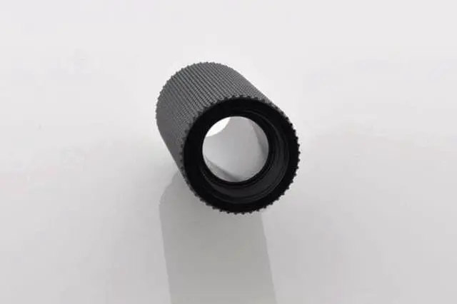 Alt view image 2 of 8 - Bitspower G1/4" Male to Female Extender Fitting, 50mm, Matte Black