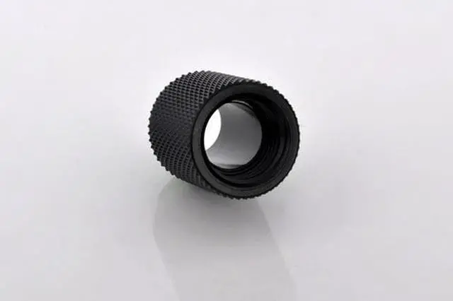 Alt view image 5 of 16 - Bitspower BP-MBWP-C61 G1/4" Matt Black IG1/4" Extender-20MM