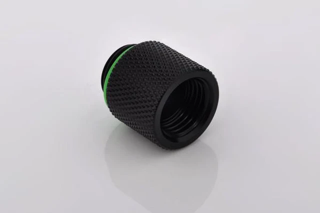 Alt view image 5 of 9 - Bitspower G1/4" Male to Female Extender Fitting, 15mm, Matte Black