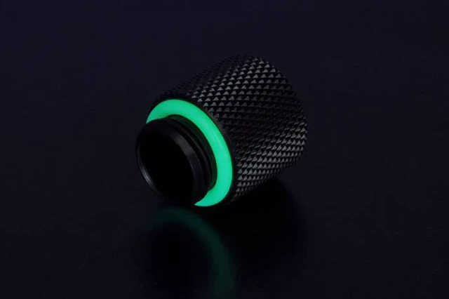Alt view image 4 of 9 - Bitspower G1/4" Male to Female Extender Fitting, 15mm, Matte Black