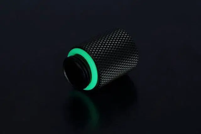 Alt view image 4 of 16 - Bitspower BP-MBWP-C61 G1/4" Matt Black IG1/4" Extender-20MM