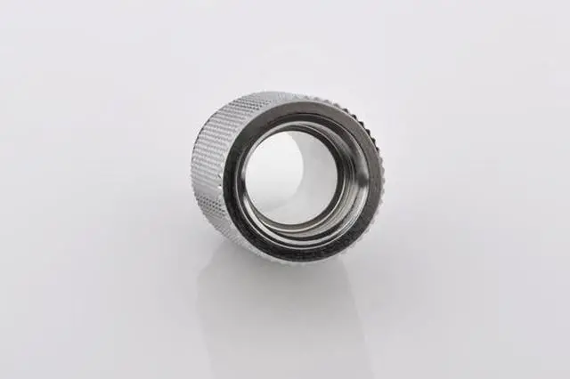 Alt view image 2 of 11 - Bitspower G1/4" Male to Female Extender Fitting, 20mm, Silver Shining