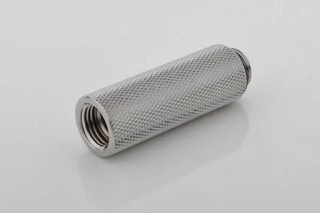 Main image of Bitspower G1/4" Male to Female Extender Fitting, 50mm, Silver Shining