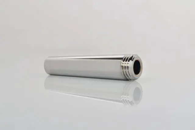 Alt view image 4 of 7 - Bitspower Aqua Pipe I Fitting, Silver Shining