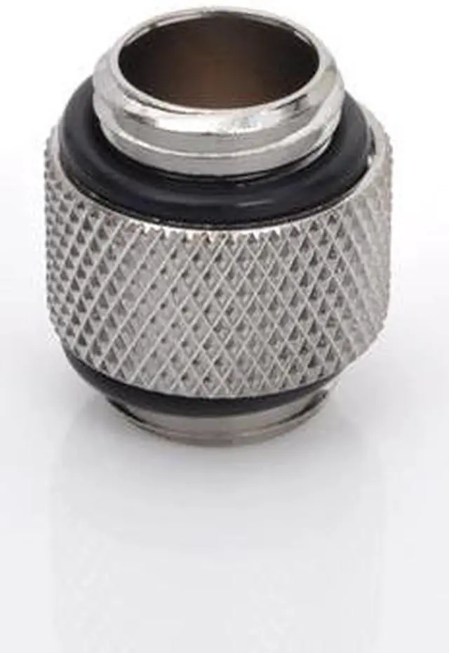 Main image of Bitspower G1/4" 10mm Male to Male Fitting, Silver Shining