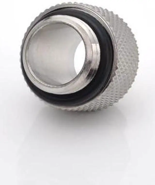 Alt view image 2 of 8 - Bitspower G1/4" 10mm Male to Male Fitting, Silver Shining