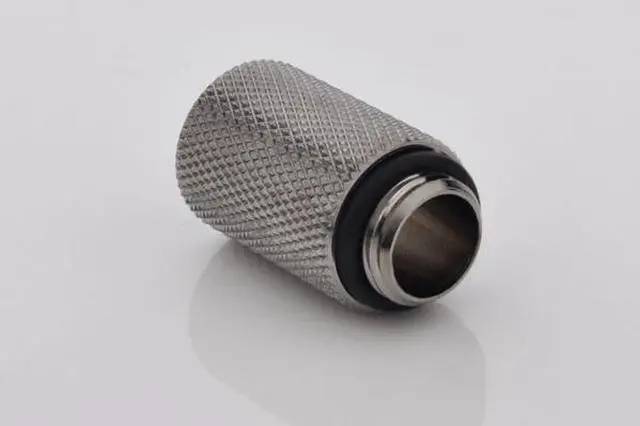 Alt view image 4 of 9 - Bitspower G1/4" Male to Female Extender Fitting, 25mm, Black Sparkle