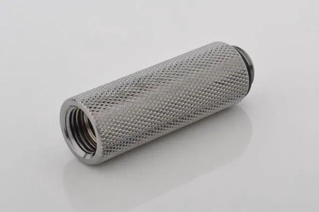 Main image of Bitspower G1/4" Male to Female Extender Fitting, 50mm, Black Sparkle