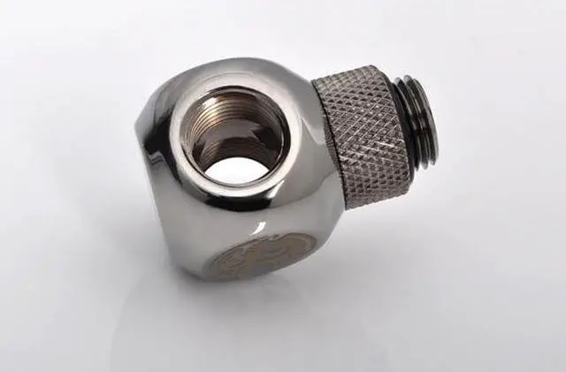 Alt view image 2 of 4 - Bitspower BP-BSTR-C G1/4" Black Sparkle T-Rotary IG1/4"X2 Extender
