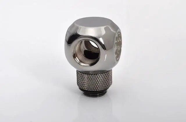 Alt view image 4 of 4 - Bitspower BP-BSTR-C G1/4" Black Sparkle T-Rotary IG1/4"X2 Extender