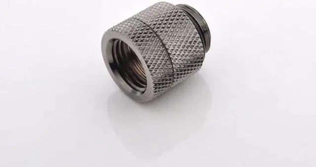 Main image of Bitspower Anti-Twist Adapter Fitting, Black Sparkle