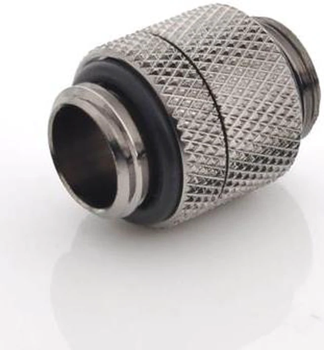 Main image of Bitspower G1/4" Male to Male Extender Fitting (14mm), Rotary, Black Sparkle