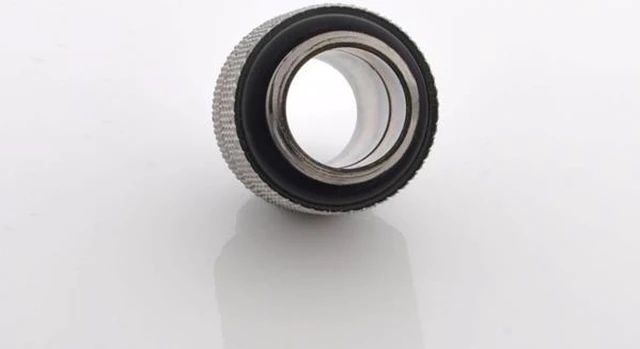 Alt view image 2 of 7 - Bitspower G1/4" Male to Male Extender Fitting (14mm), Rotary, Black Sparkle