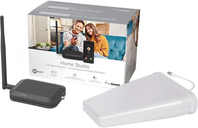 Alt view image 5 of 8 - weBoost Home Studio [Up to 1 Room] In-Home Cell Phone Signal Booster Kit for Home/Office, All Carriers 3G/4G LTE