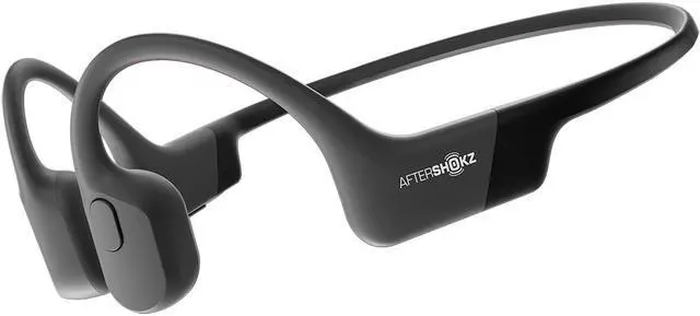 Alt view image 6 of 19 - Aftershokz Aeropex Open-Ear Wireless Headphones (Cosmic Black)