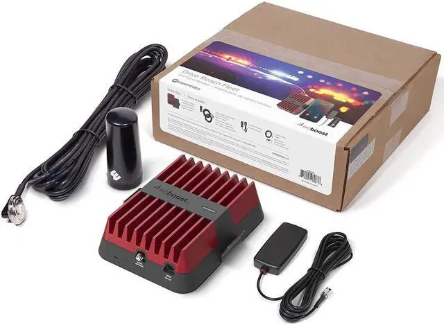 Alt view image 9 of 9 - weBoost Drive Reach Fleet [Multi User] In-Vehicle Cell Phone Signal Booster Kit for Truck/SUV/Fleet All Carriers 3G/4G LTE